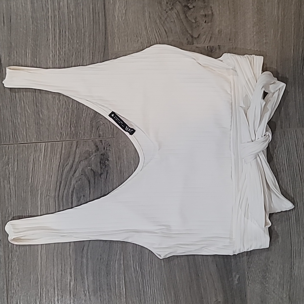 White crop top